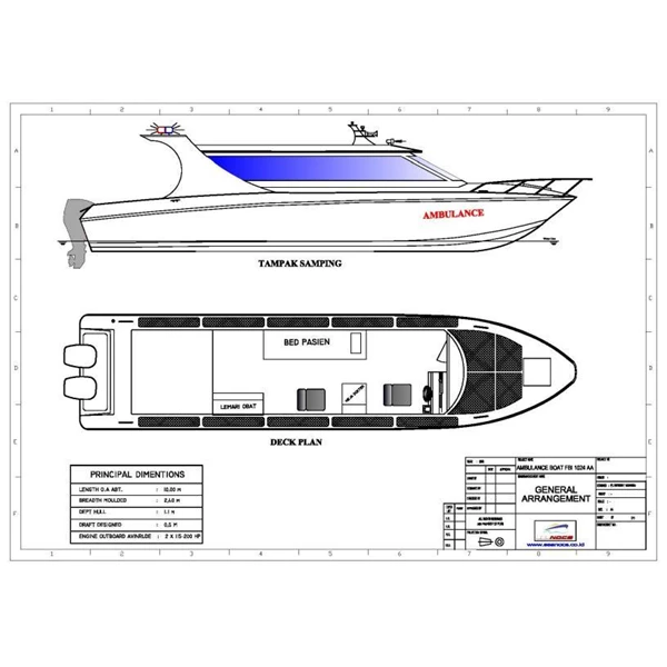 Speed Boat Ambulance 10 Meter