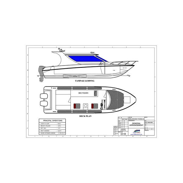 Speed Boat Ambulance 8 Meters