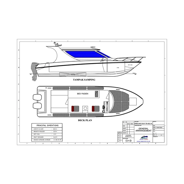 Speed Boat Ambulance 8 Meter
