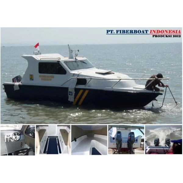 Speed Boat Patroli Fiber Seri FBI 0822 XA