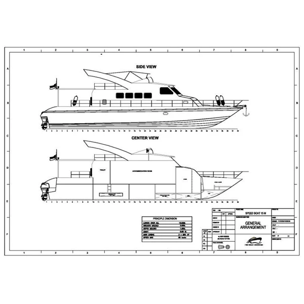 Speed Boat 30 Penumpang Seri FBI.1535.KA