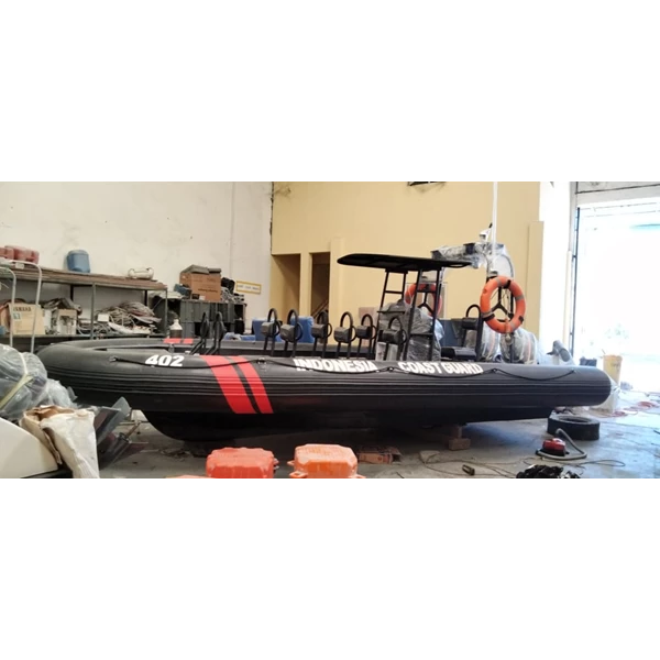 Kapal Patroli Rigid Inflatable Boat  (RIB) 2 X 60 HP           